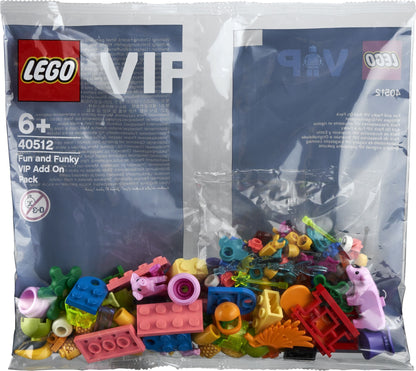 LEGO Promotional: Fun and Funky VIP Add On Pack (40512) - New Sealed - box front