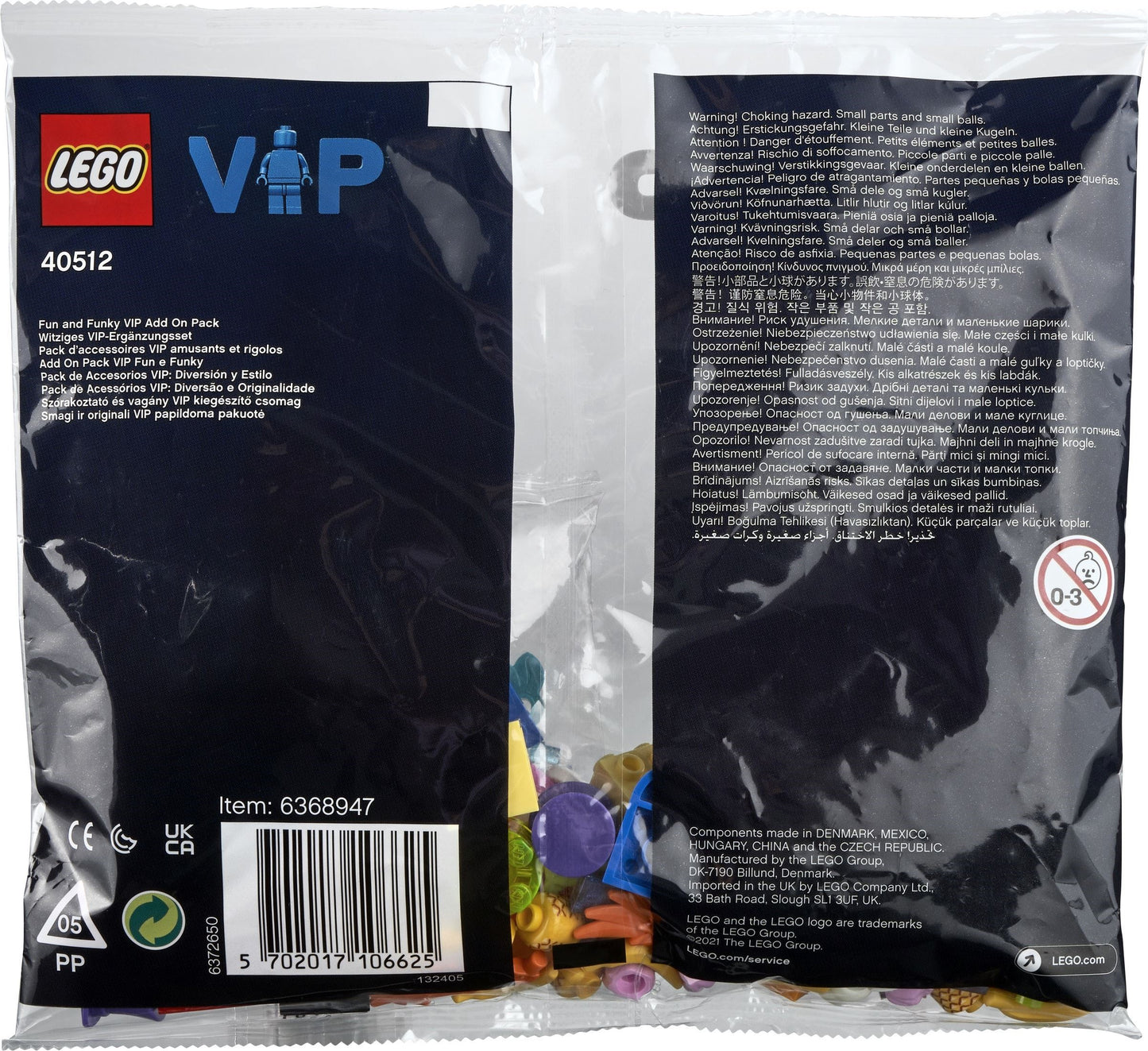 LEGO Promotional: Fun and Funky VIP Add On Pack (40512) - New Sealed - built set