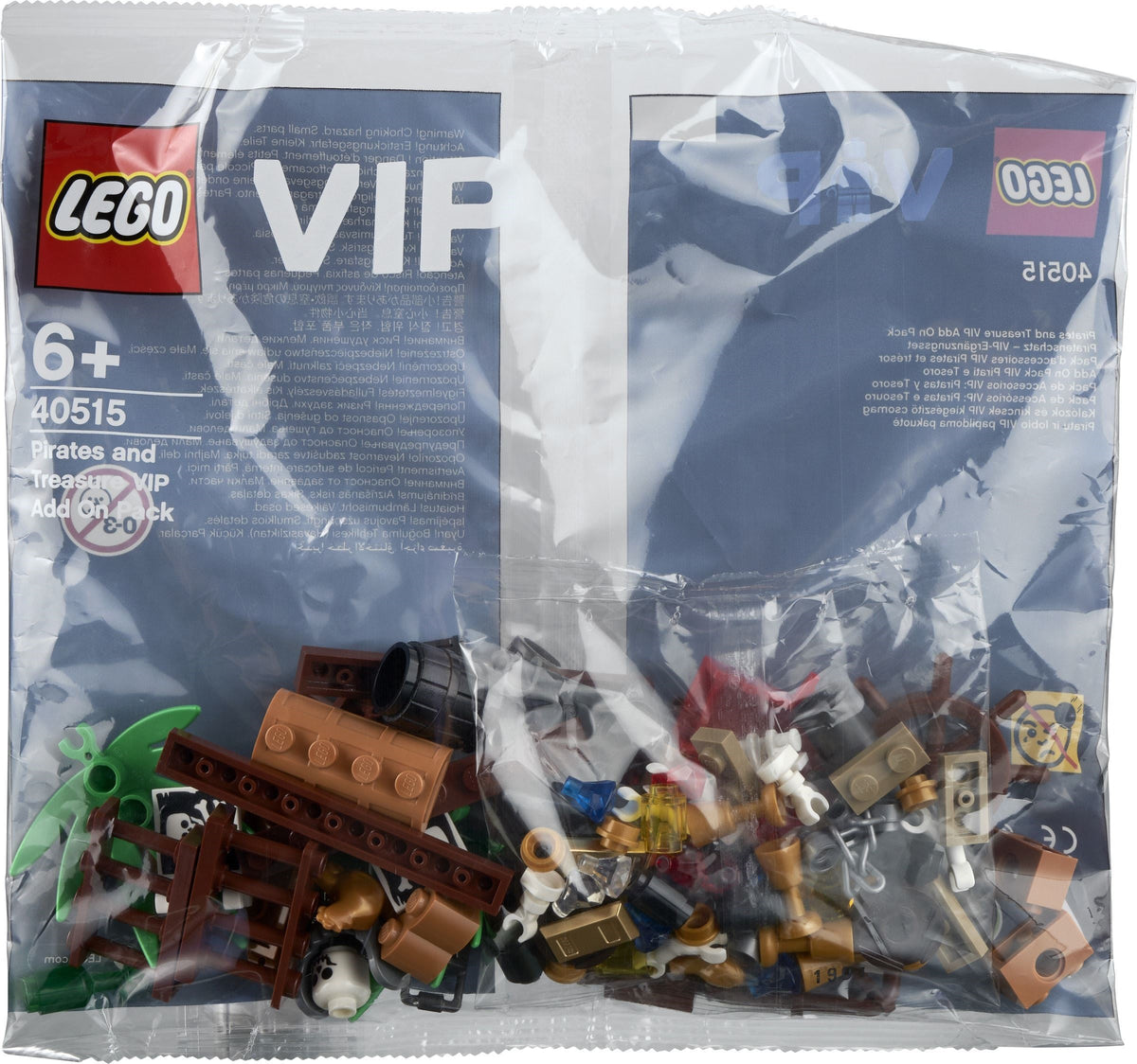 LEGO Promotional: Pirates and Treasure VIP Add On Pack (40515) - New Sealed - box front