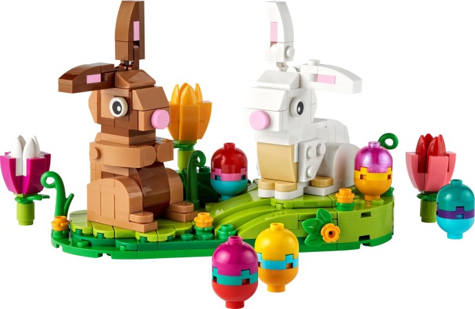 LEGO Seasonal: Easter Rabbits Display 40523 Building Kit; For Ages 8+ (287 Pieces) (40523) - New Sealed - minifigures