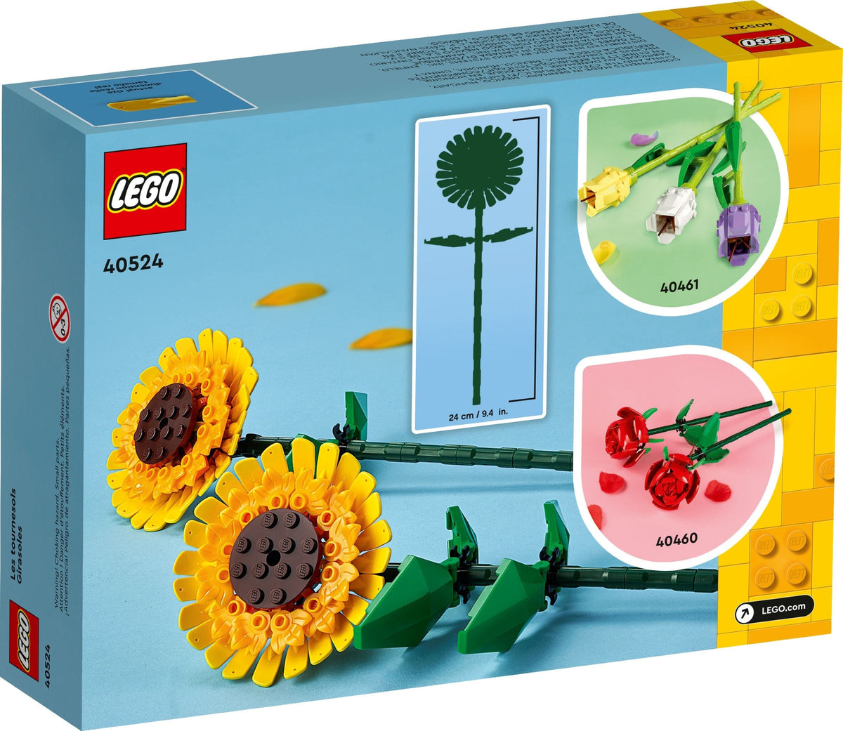LEGO Botanicals: Sunflowers (40524) - New Sealed - built set