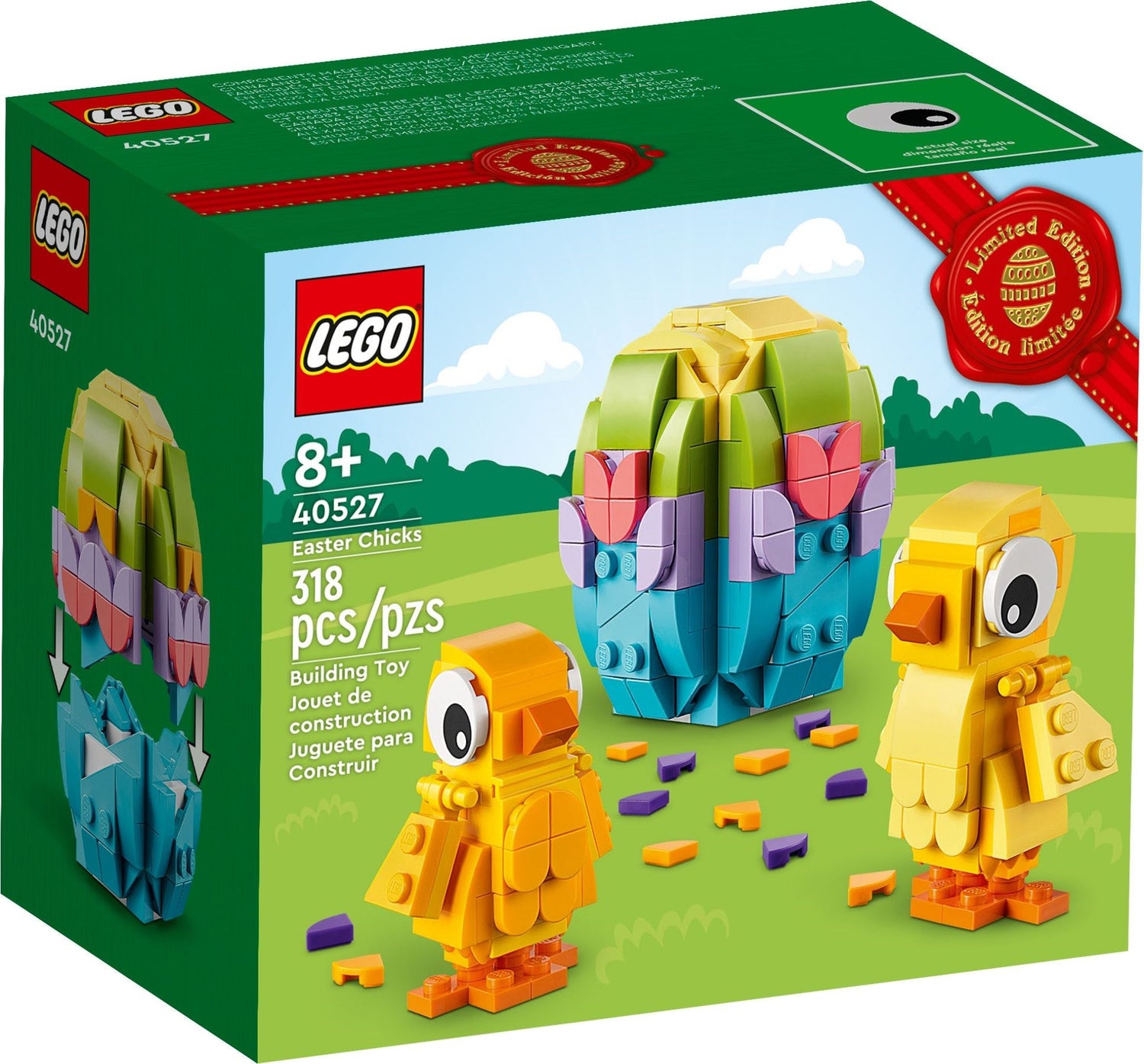 LEGO Seasonal: Easter Chicks (40527) - New Sealed - box front