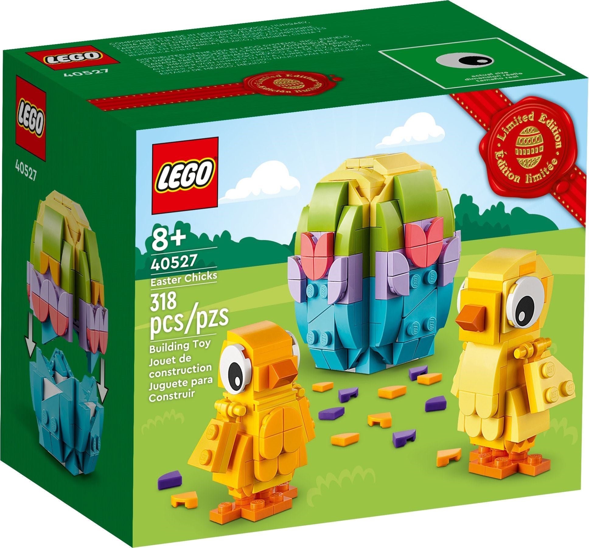 LEGO Seasonal: Easter Chicks (40527) - New Sealed - box front