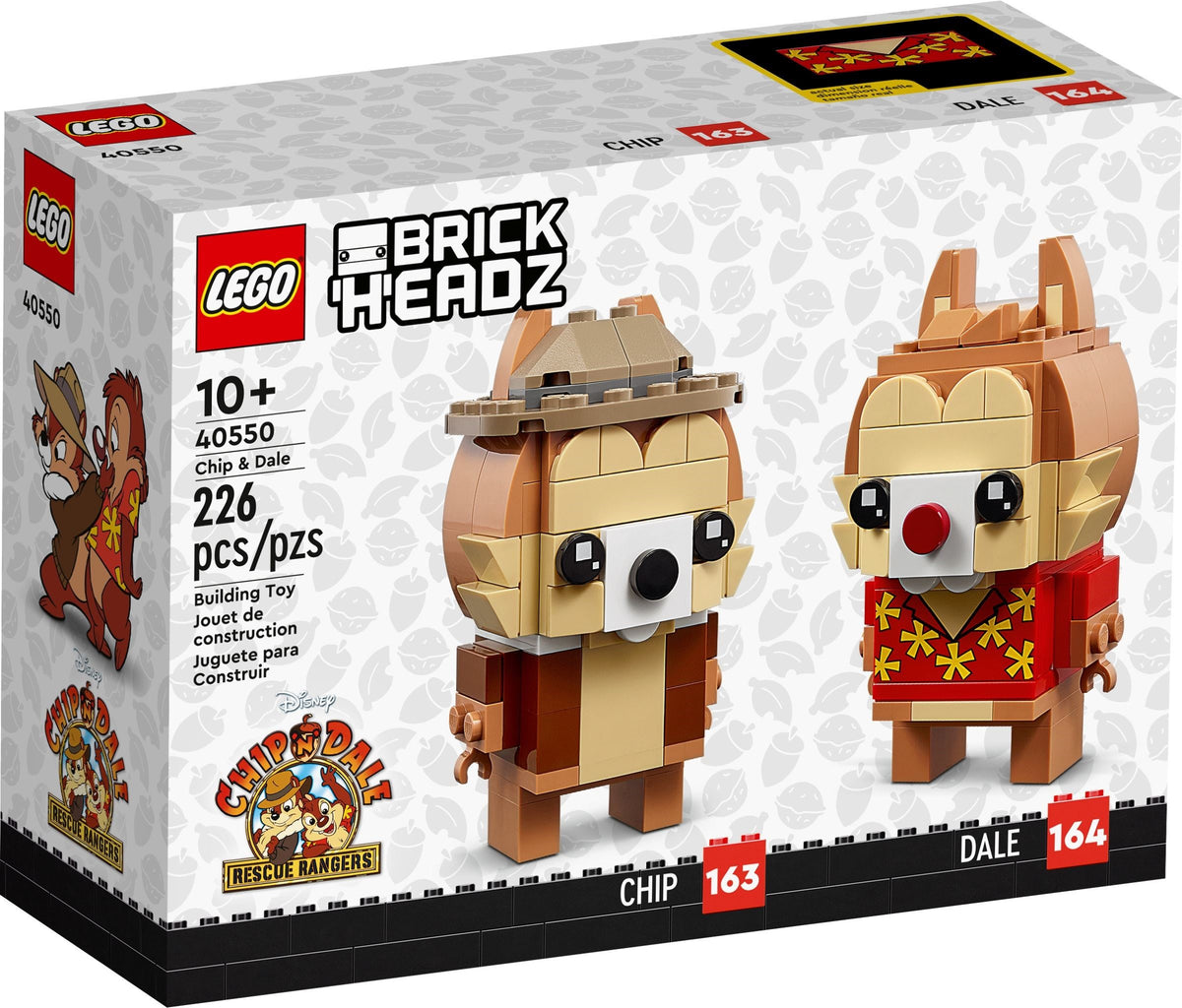LEGO Brickheadz: BrickHeadz Disney Chip and Dale Set 40550 (40550) - New Sealed - box front