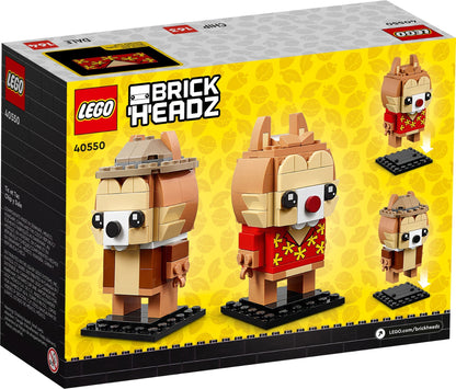 LEGO Brickheadz: BrickHeadz Disney Chip and Dale Set 40550 (40550) - New Sealed - close-up