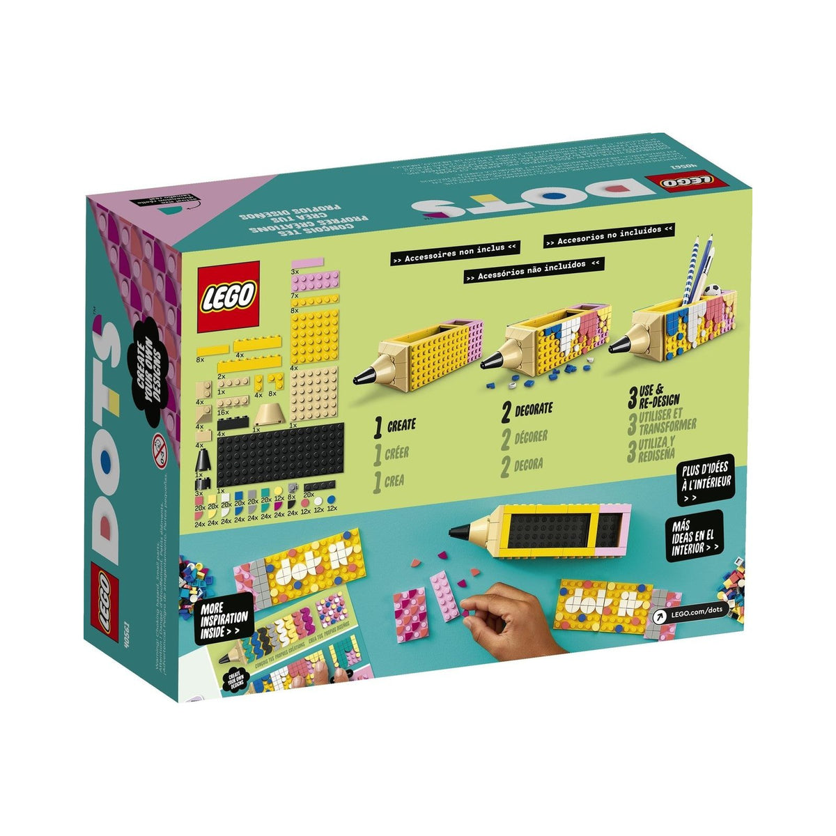 LEGO DOTS: Pencil Holder (40561) - New Sealed - built set