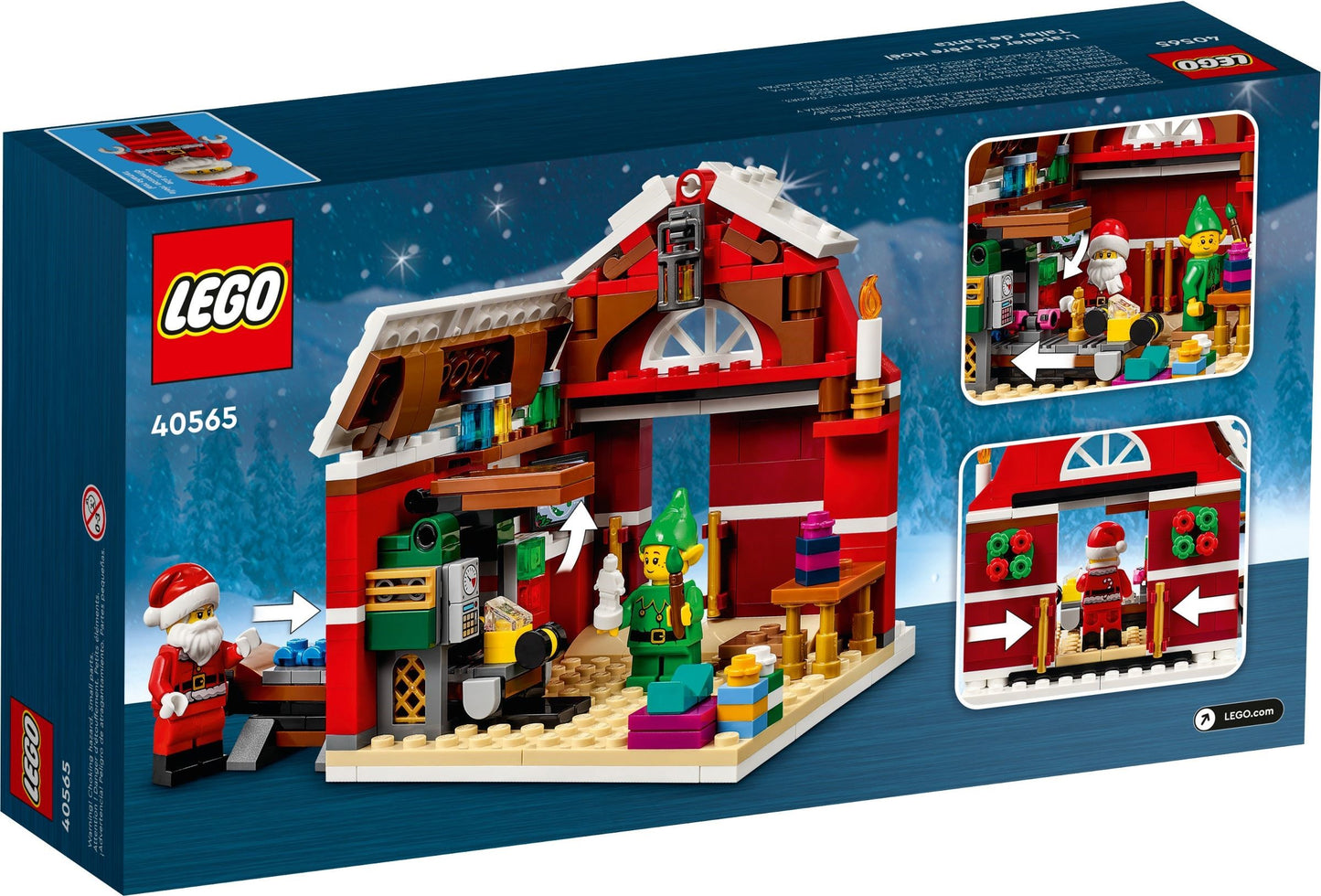 LEGO Seasonal: Santa's Workshop (40565) - New Sealed - built set