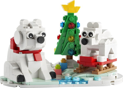 LEGO Seasonal: Wintertime Polar Bears (40571) - New Sealed - alternate view