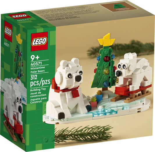 LEGO Seasonal: Wintertime Polar Bears (40571) - New Sealed - box front