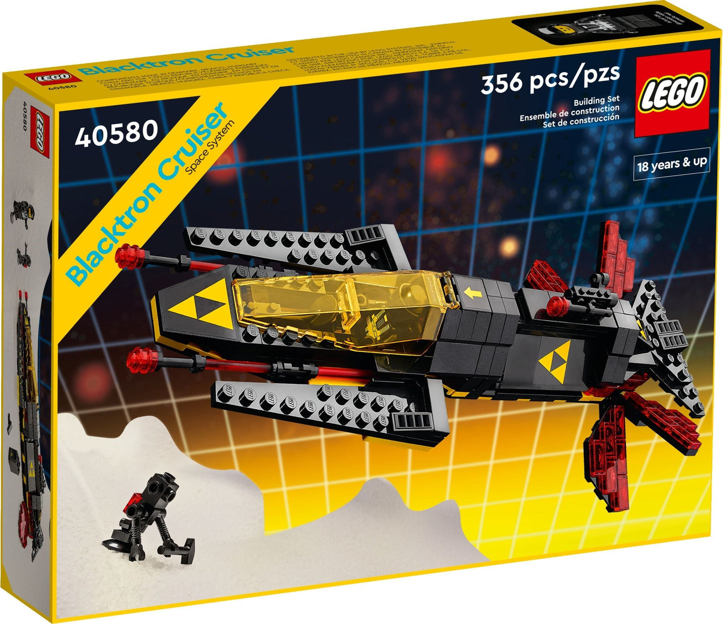 LEGO Promotional: Blacktron Cruiser (40580) - New Sealed - box front