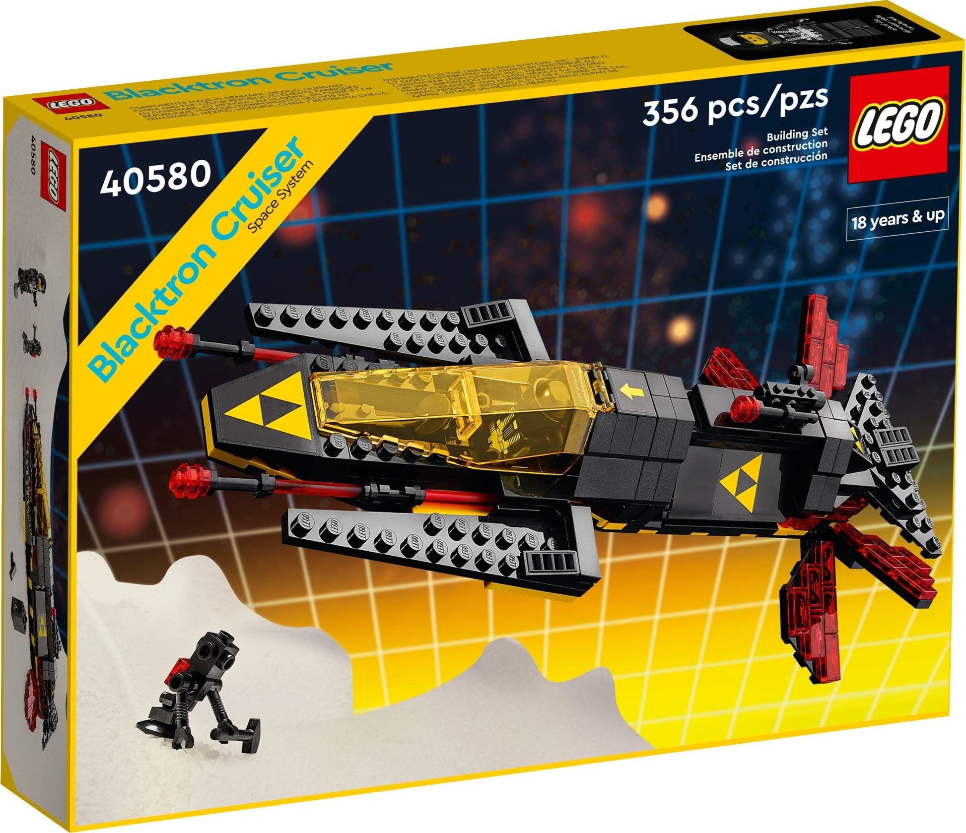 LEGO Promotional: Blacktron Cruiser (40580) - New Sealed - box front