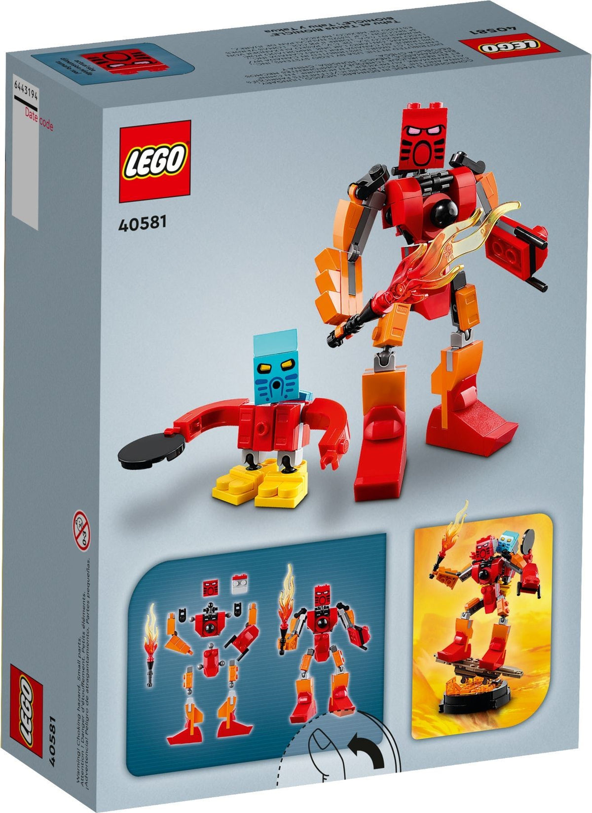LEGO Promotional: BIONICLE Tahu and Takua (40581) - New Sealed - built set