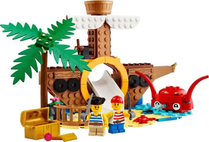 LEGO Promotional: Pirate Ship Playground (40589) - New Sealed - set details