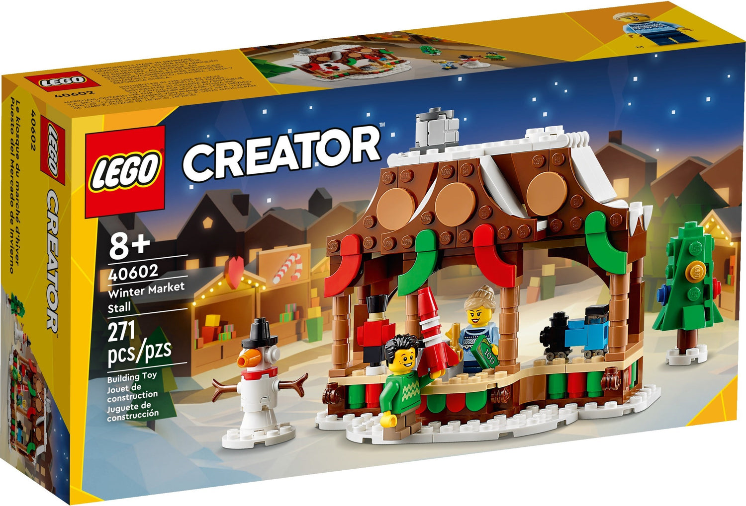 LEGO Christmas: Winter Market Stall (40602) - New Sealed - box front