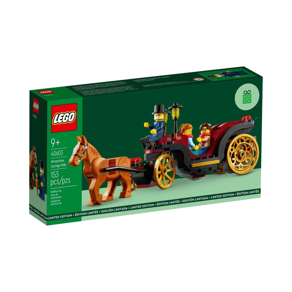 LEGO Seasonal: Wintertime Carriage Ride (40603) - New Sealed - box front