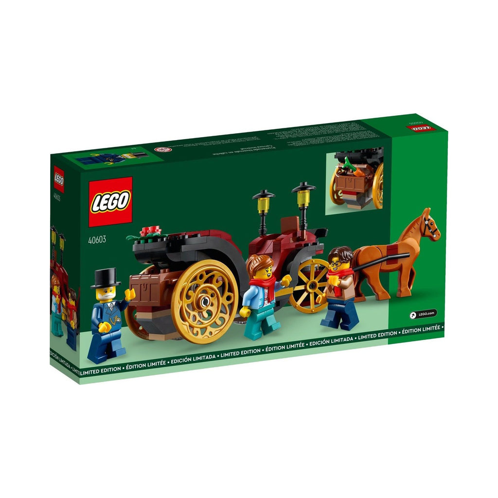 LEGO Seasonal: Wintertime Carriage Ride (40603) - New Sealed - built set