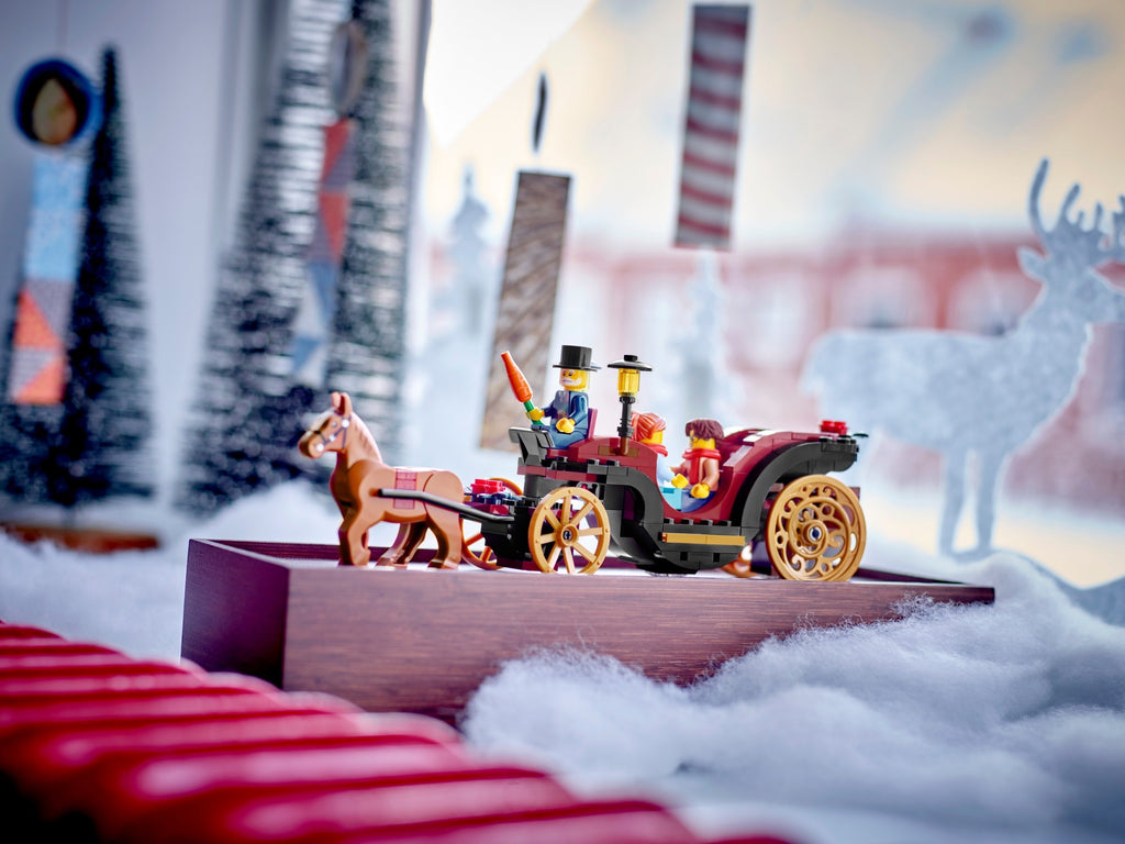 LEGO Seasonal: Wintertime Carriage Ride (40603) - New Sealed - minifigures