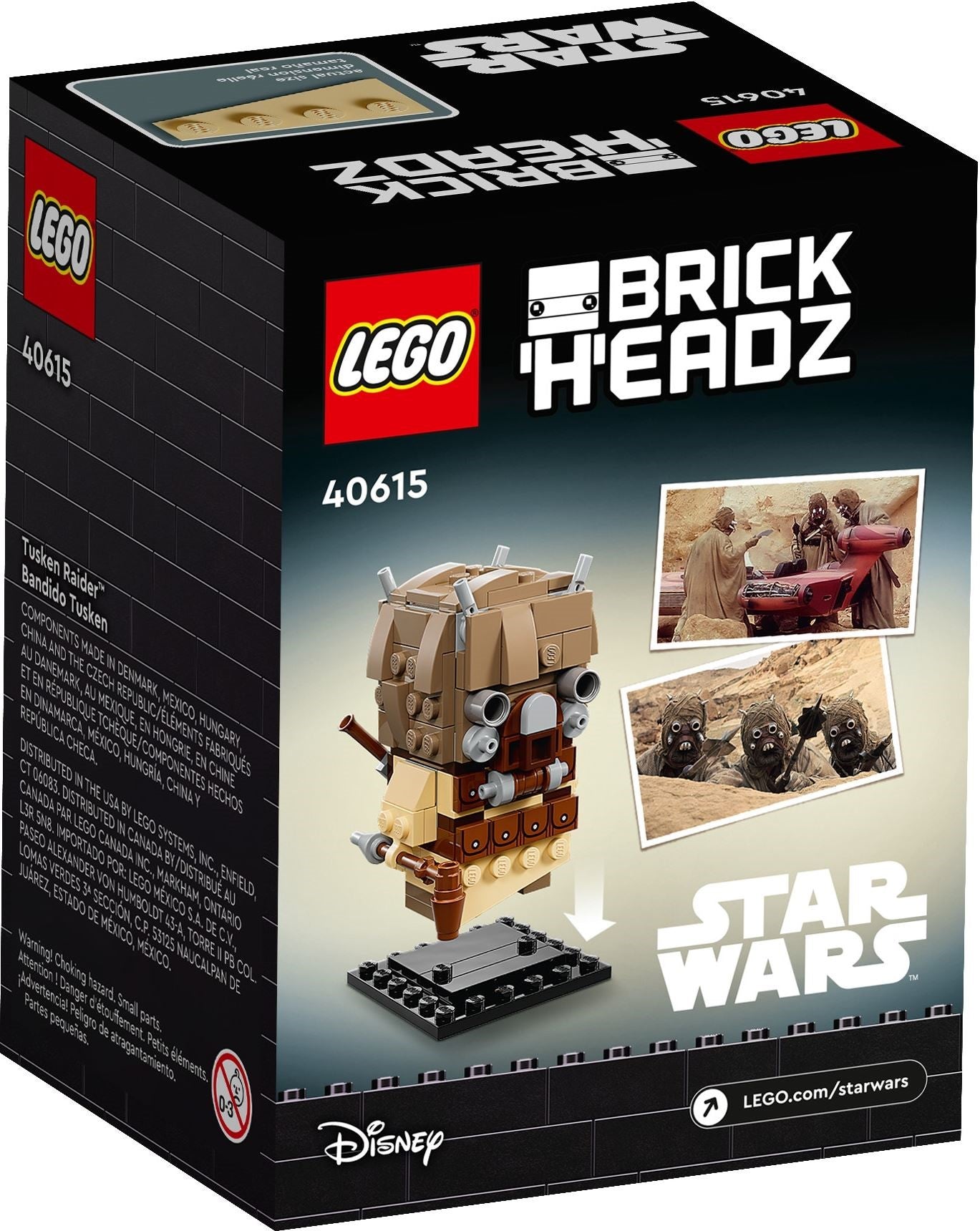 LEGO Brickheadz: Star Wars Brickheadz Tusken Raider Set 40615 (40615) - New Sealed - set details
