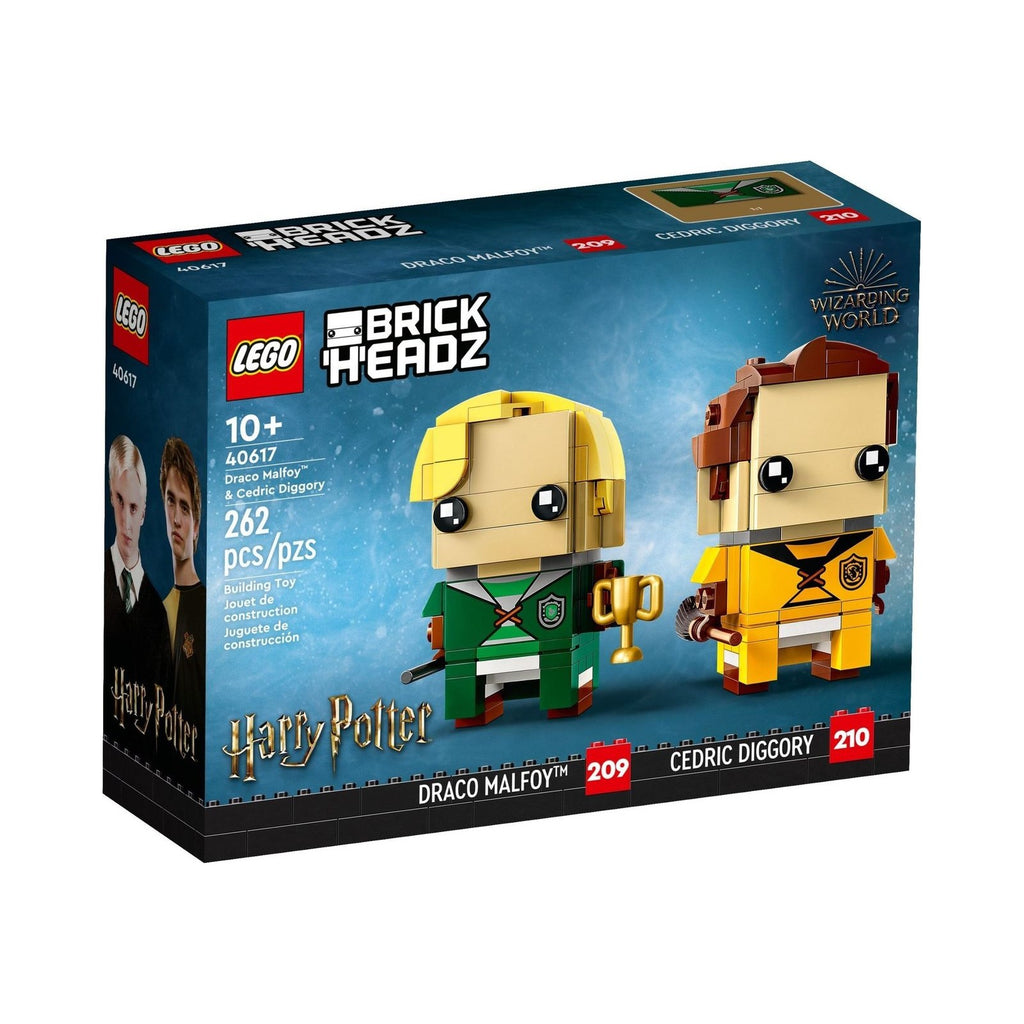 LEGO Brickheadz: Draco Malfoy & Cedric Diggory (40617) - New Sealed - box front