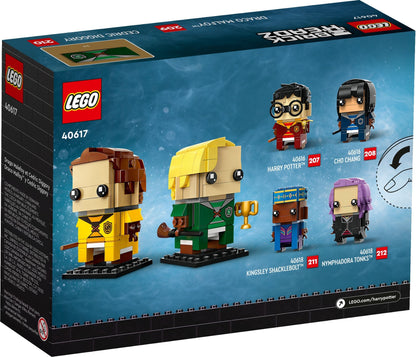 LEGO Brickheadz: Draco Malfoy & Cedric Diggory (40617) - New Sealed - minifigures