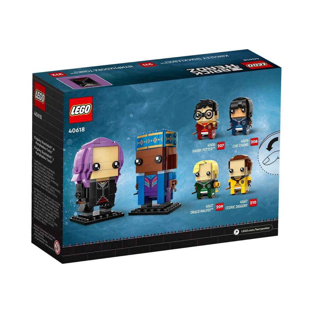 LEGO Brickheadz: Kingsley Shacklebolt & Nymphadora Tonks (40618) - New Sealed - minifigures