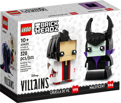 LEGO Brickheadz: Cruella & Maleficent (40620) - New Sealed - box front