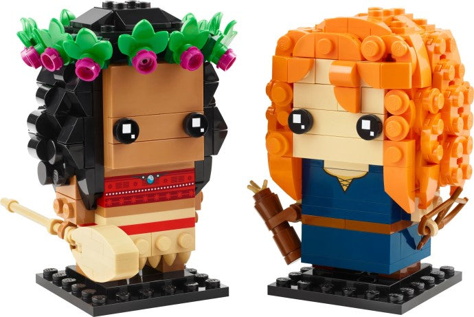 LEGO Brickheadz: Moana & Merida (40621) - New Sealed - play features