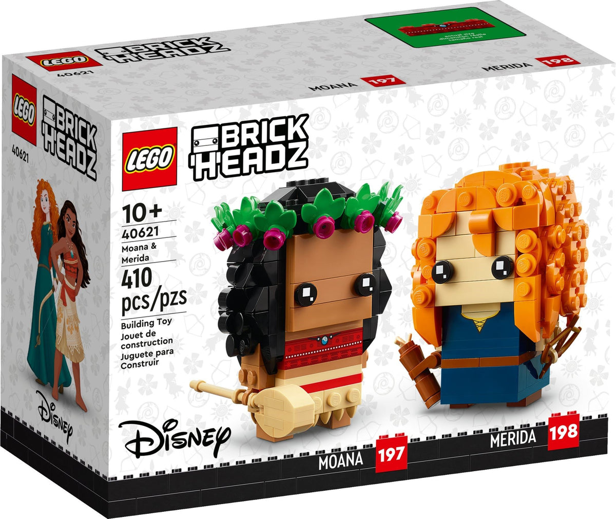 LEGO Brickheadz: Moana & Merida (40621) - New Sealed - box front
