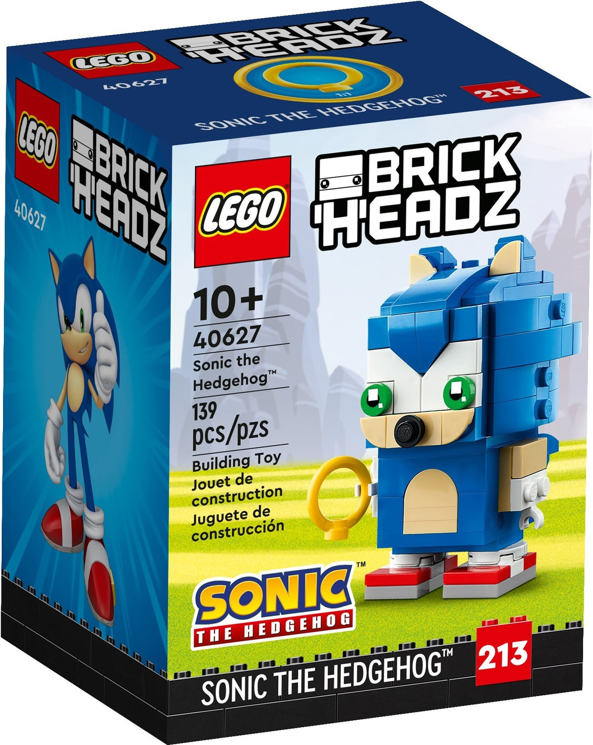 LEGO Brickheadz: Sonic Brickheadz (40627) - New Sealed - box front