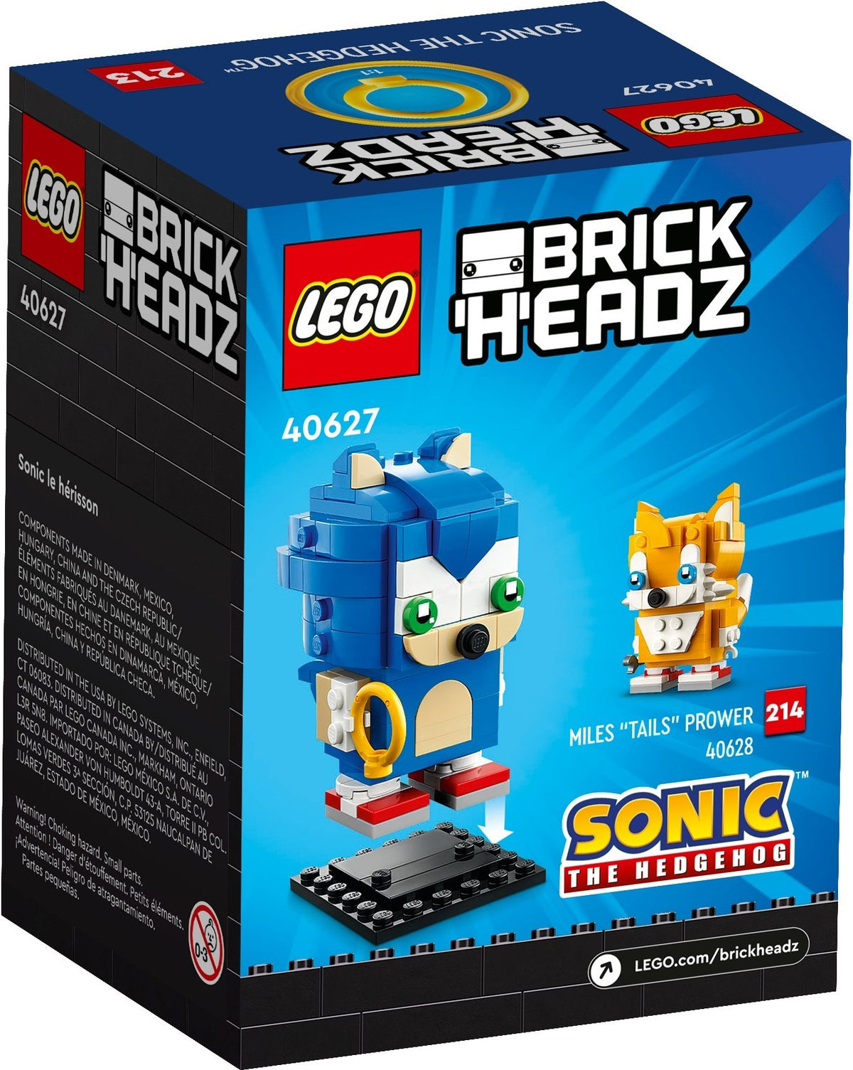 LEGO Brickheadz: Sonic Brickheadz (40627) - New Sealed - built set