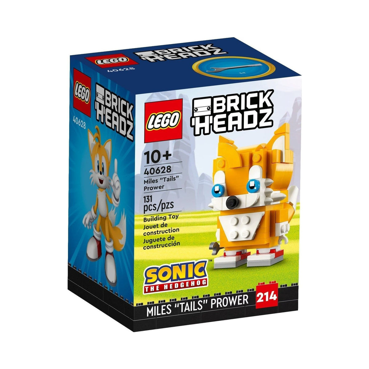 LEGO Brickheadz: Tails Brickheadz (40628) - New Sealed - box front