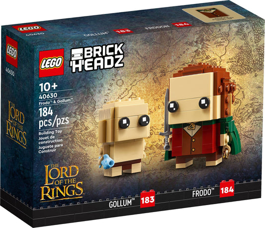LEGO Brickheadz: Frodo & Gollum (40630) - New Sealed - box front