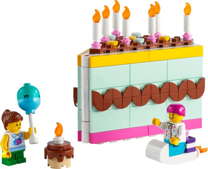 LEGO Seasonal: Birthday Cake (40641) - New Sealed - close-up