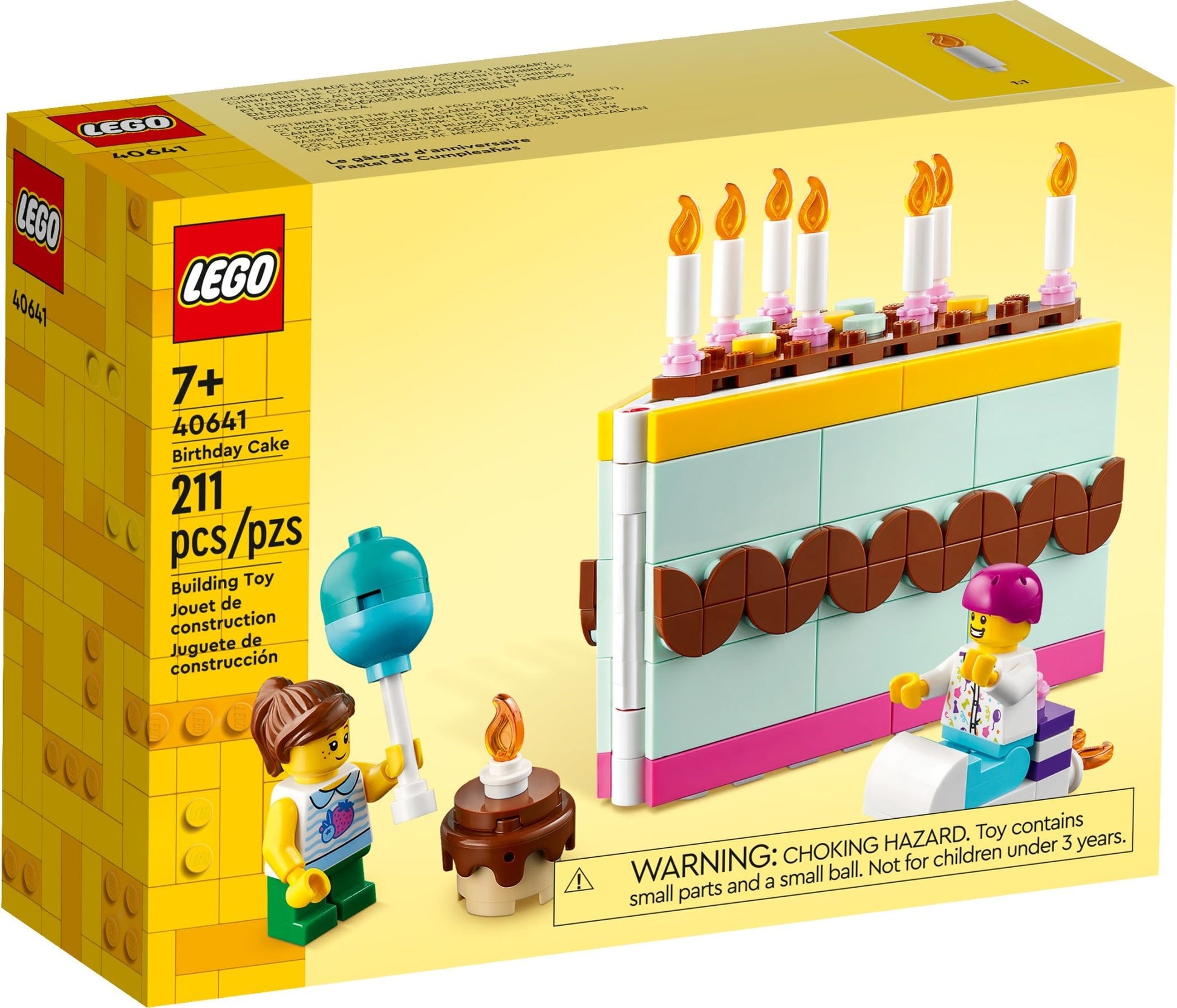 LEGO Seasonal: Birthday Cake (40641) - New Sealed - box front