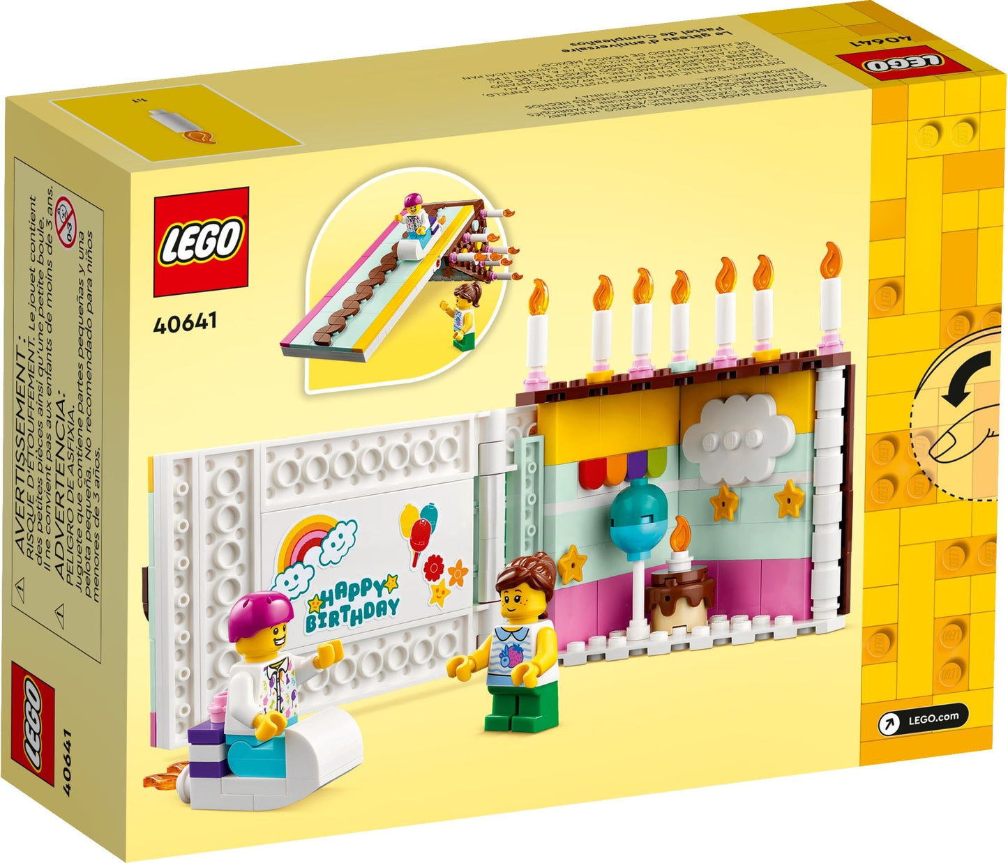 LEGO Seasonal: Birthday Cake (40641) - New Sealed - built set