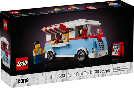 LEGO Icons: Icons Retro Food Truck (40681) - New Sealed - box front