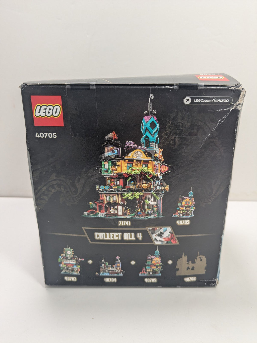 Micro NINJAGO City Gardens 40705 box, photo 3