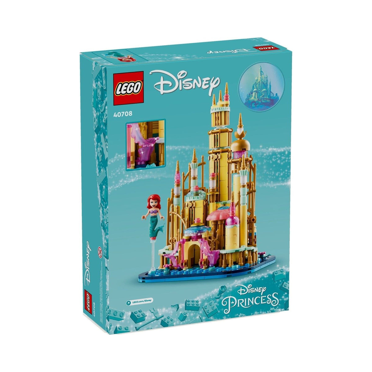 LEGO Disney: 40708 Mini Disney Ariel's Castle With Ariel Minidoll 12+ 557 Pieces (40708) - New Sealed - built set
