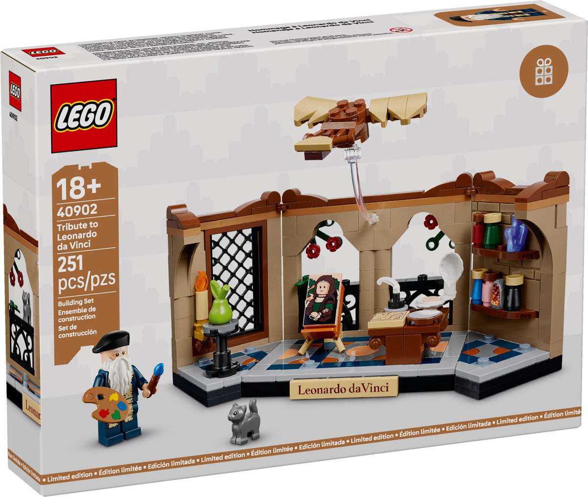 LEGO Tribute to Leonardo da Vinci (40902)