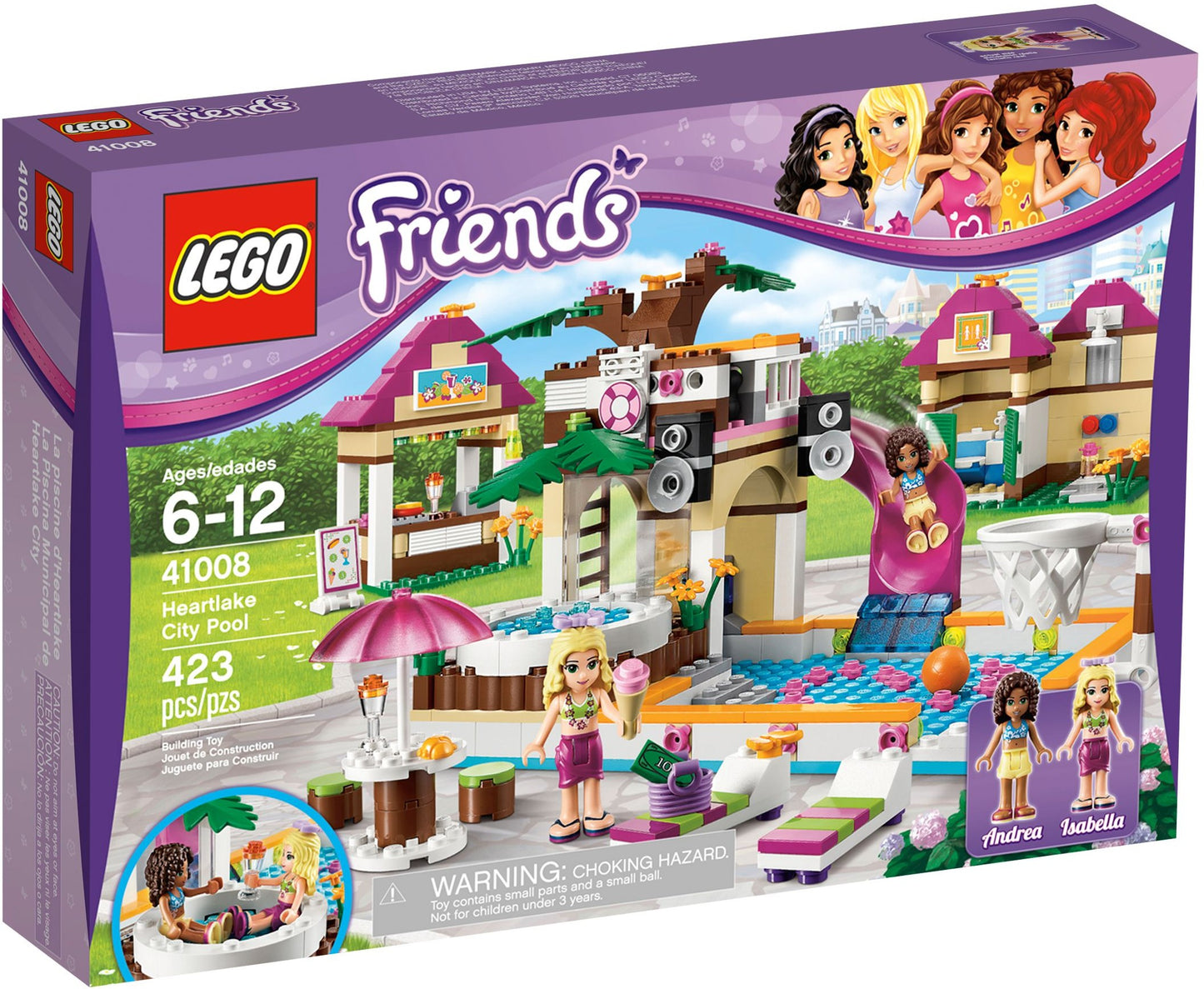 LEGO Friends: Heartlake City Pool (41008) - New Sealed - built set