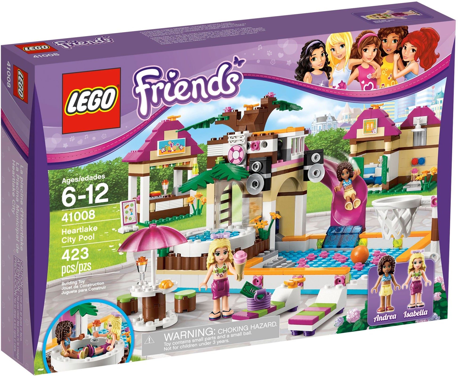 LEGO Friends: Heartlake City Pool (41008) - New Sealed - built set