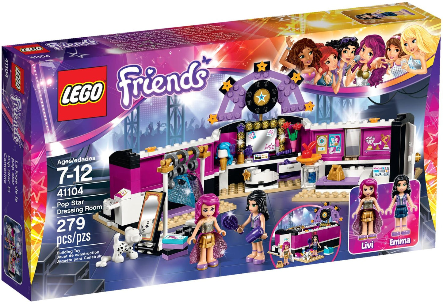 LEGO Friends: Pop Star Dressing Room (41104) - New Sealed - built set
