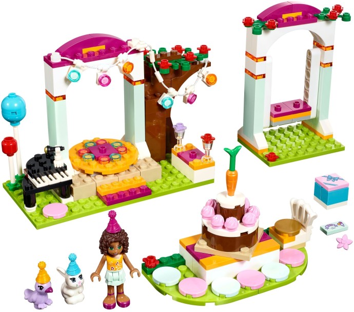 LEGO Friends: Birthday Party (41110) - New Sealed - play features