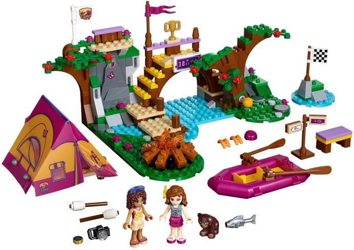 LEGO Friends: Adventure Camp Rafting (41121) - New Sealed - play features