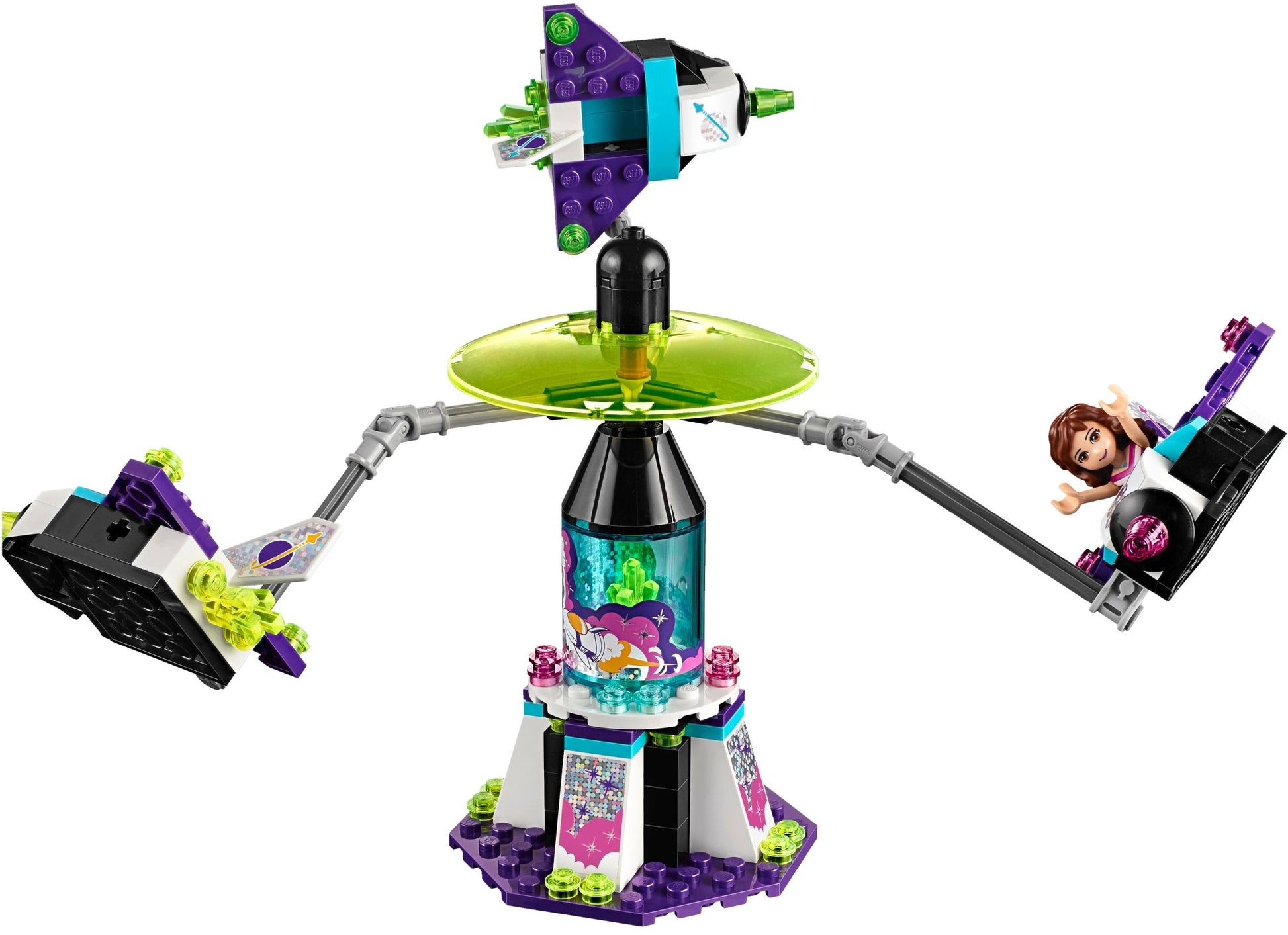 LEGO Friends: Amusement Park Space Ride (41128) - New Sealed - minifigures