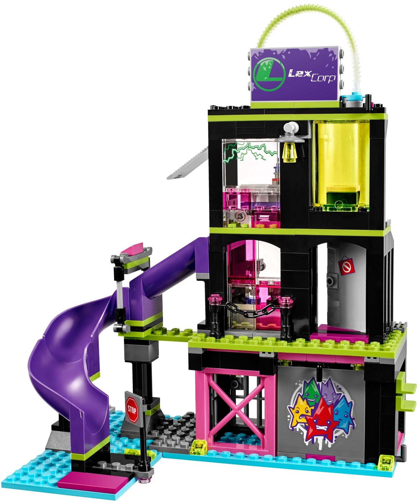 LEGO DC Super Hero Girls: Lena Luthor Kryptomite Factory (41238) - New Sealed - built set