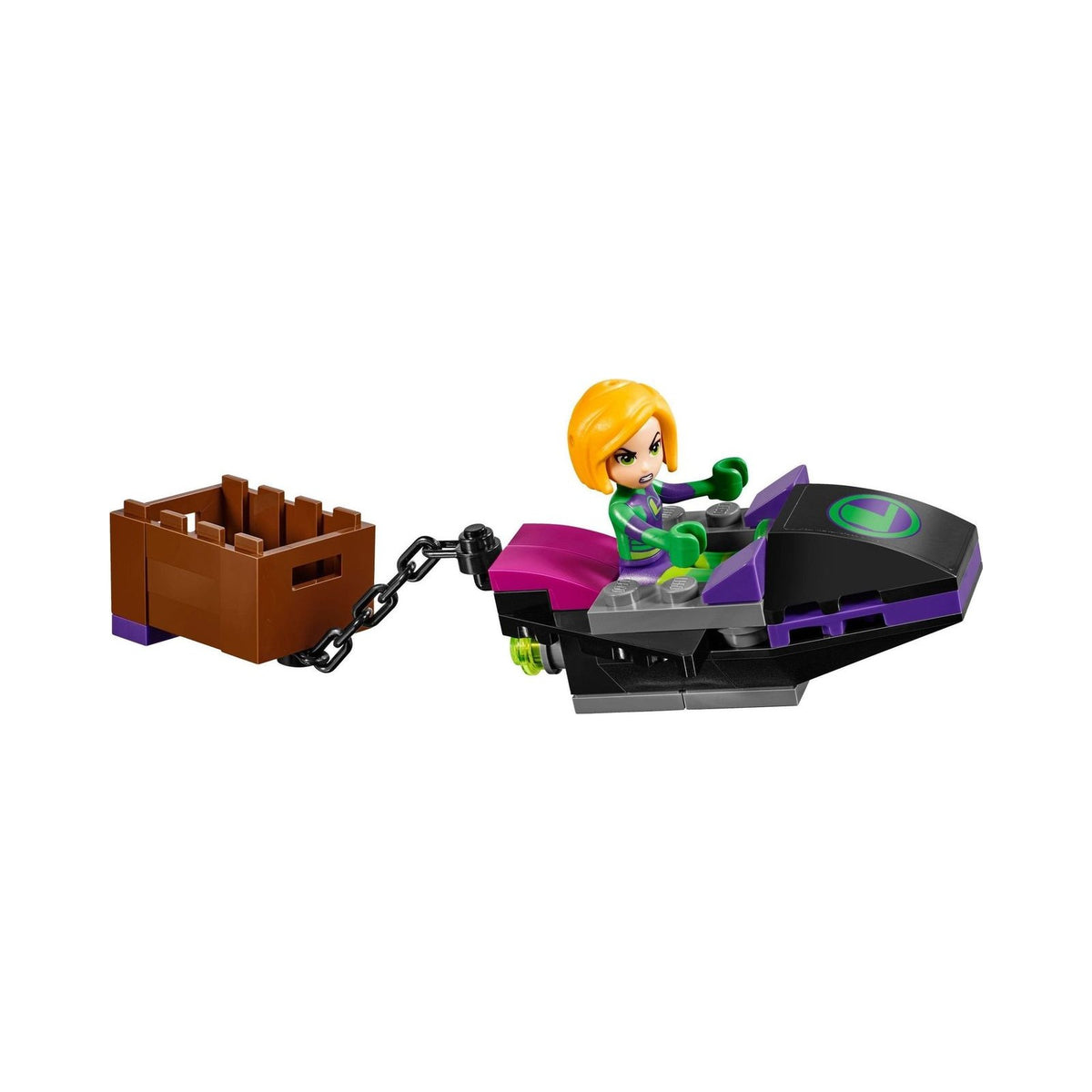 LEGO DC Super Hero Girls: Lena Luthor Kryptomite Factory (41238) - New Sealed - rear view