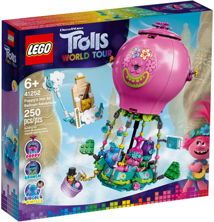 LEGO Trolls World Tour: 41252 Trolls Poppy's Hot Air Balloon Adventure (41252) - New Sealed - box front