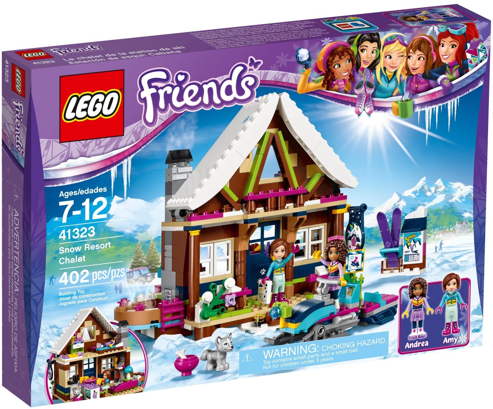 LEGO Friends: Snow Resort Chalet (41323) - New Sealed - box front