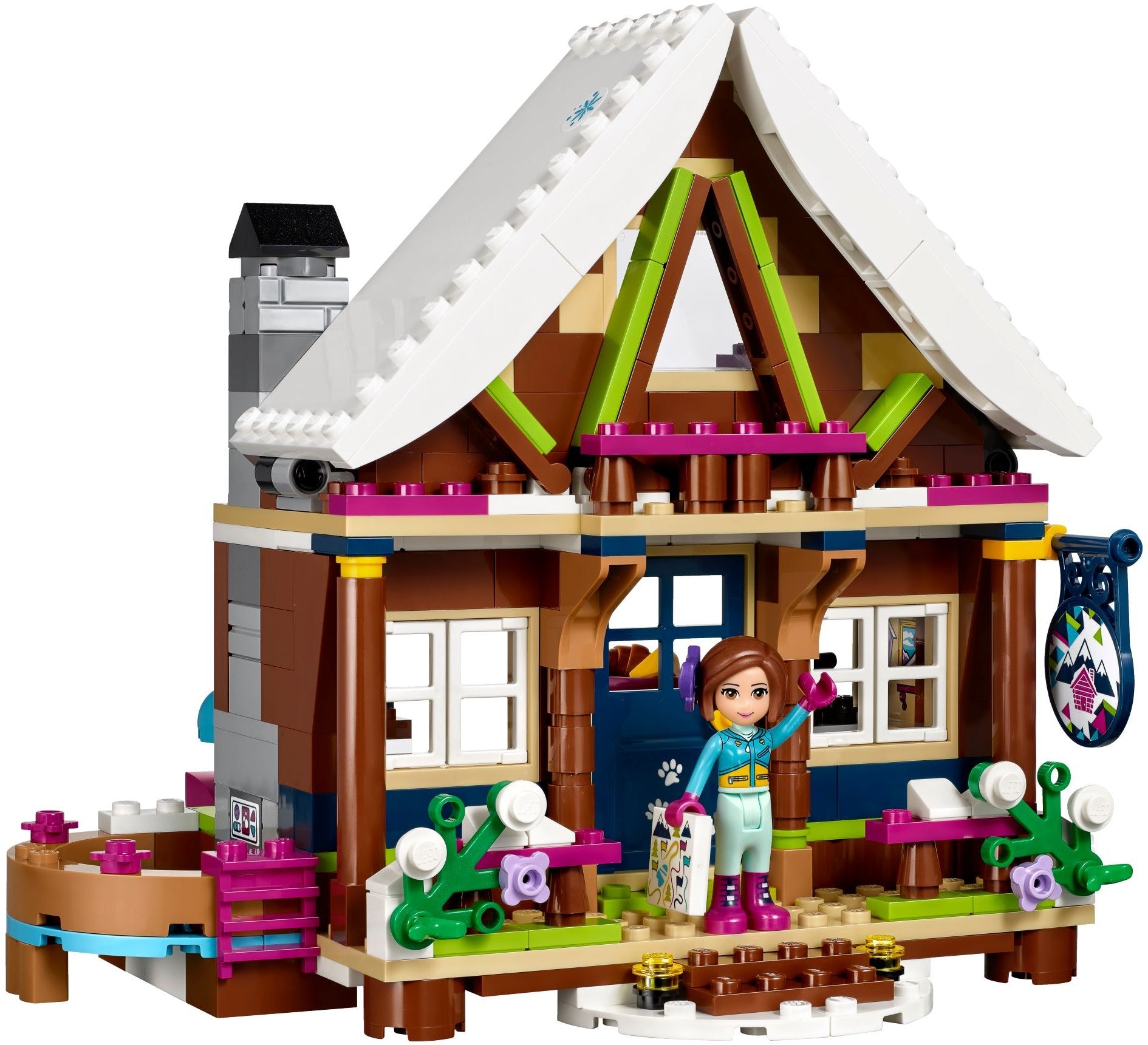 LEGO Friends: Snow Resort Chalet (41323) - New Sealed - built set